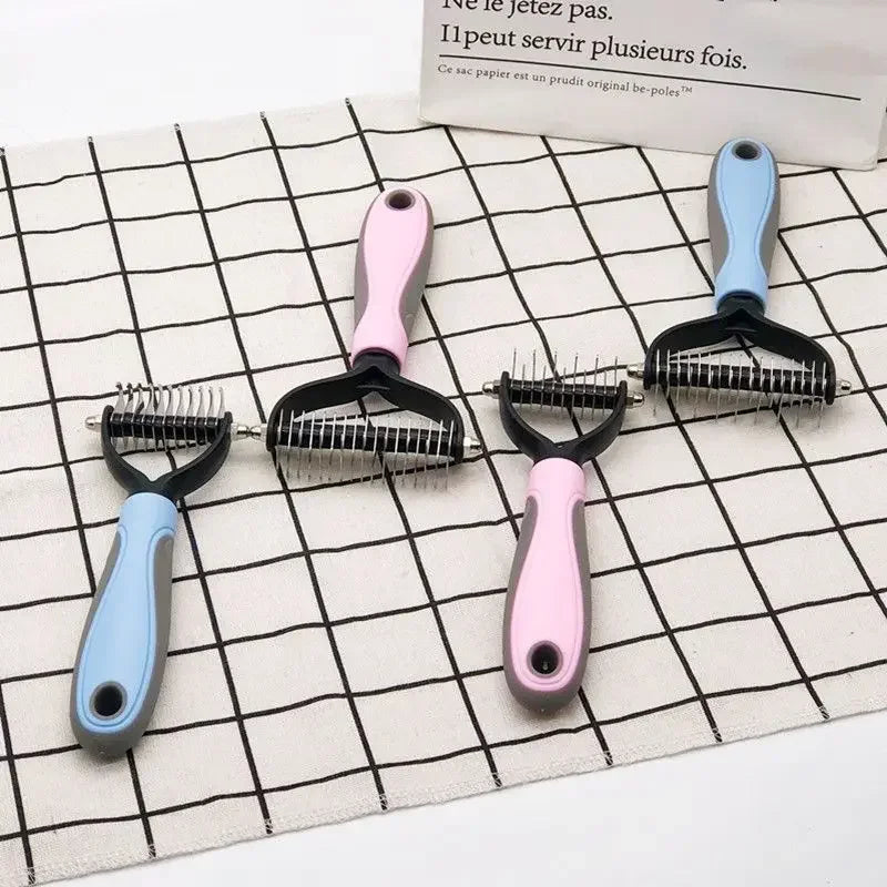 Pet Cat Hair Removal Comb Brush Dog Grooming Shedding Tools