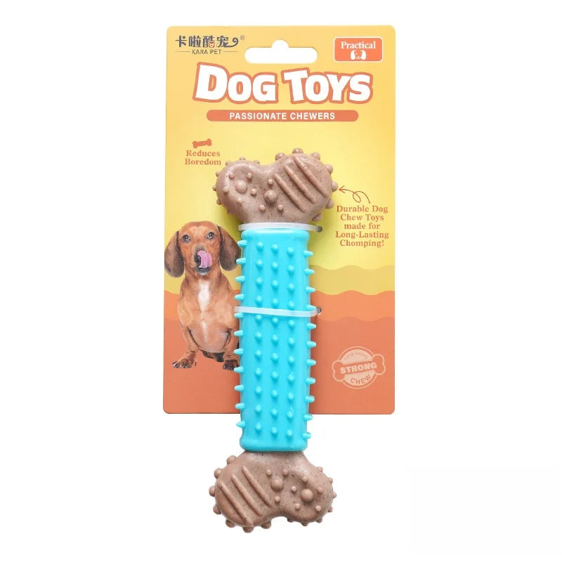 Dog Chew Toy Durable Bite-resistant Toy Bone-shaped Universal