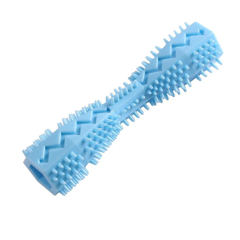Dog Toothbrush Durable Dog Chew Toy Stick Soft Rubber Tooth