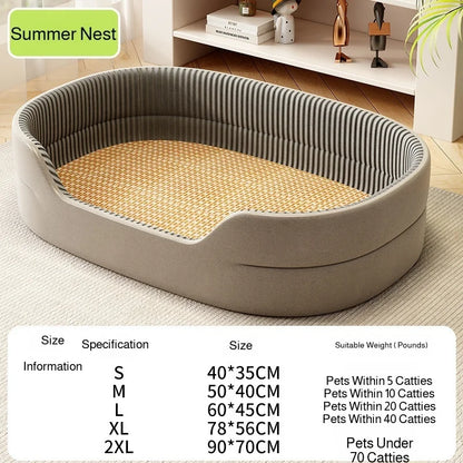Dog kennel universal for all seasons summer pet kennel large dog bed sofa