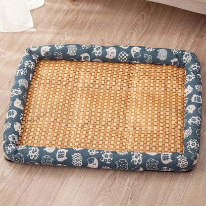 Large Dog Bed Mat Summer Cooling Matting Dog Cushion