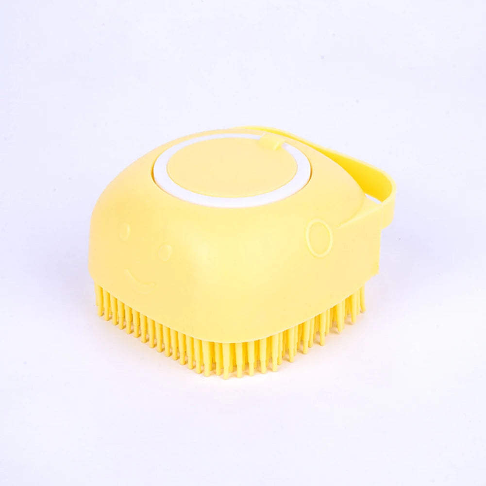 Bathroom Puppy Dog Cat Bath Massage Gloves Brush