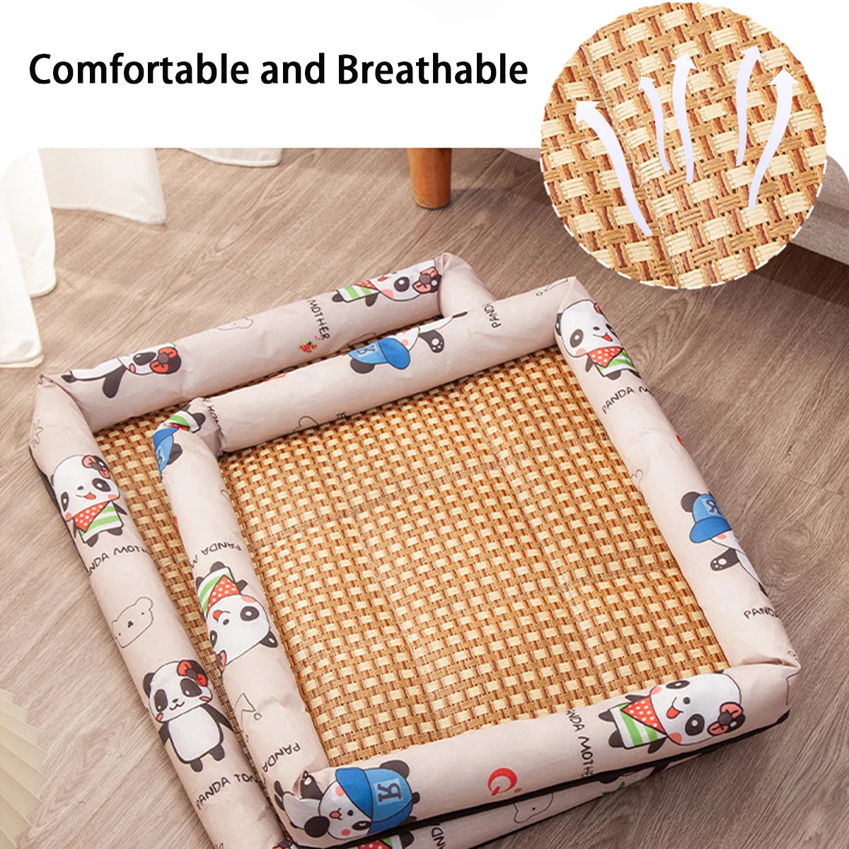 Large Dog Bed Mat Summer Cooling Matting Dog Cushion
