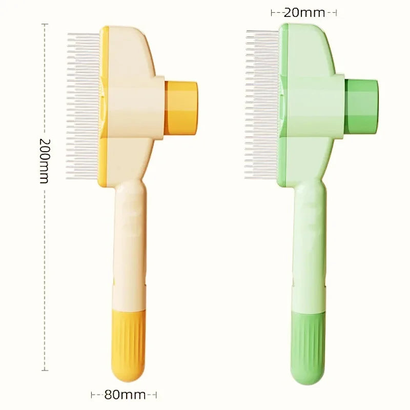Dog Comb Pet Hair Remover One Button Dogs Brush