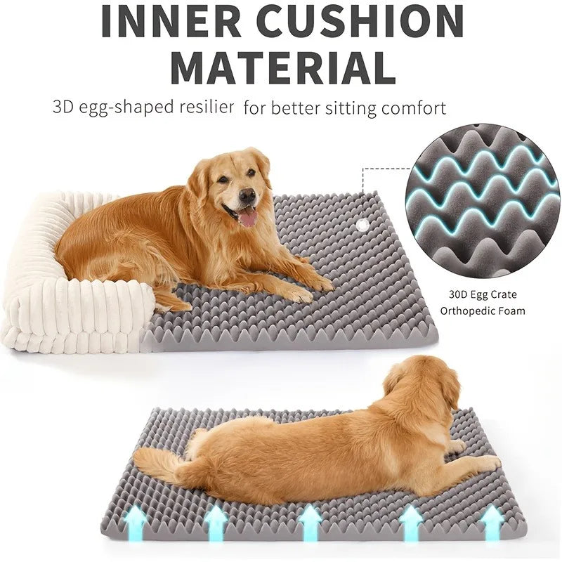 Calming Dog Bed Orthopedic Memory Foam Sofa Couch Waterproof