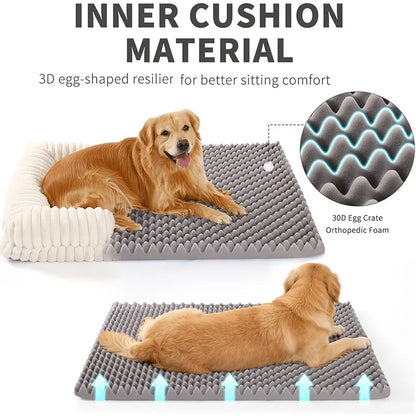 Calming Dog Bed Orthopedic Memory Foam Sofa Couch Waterproof