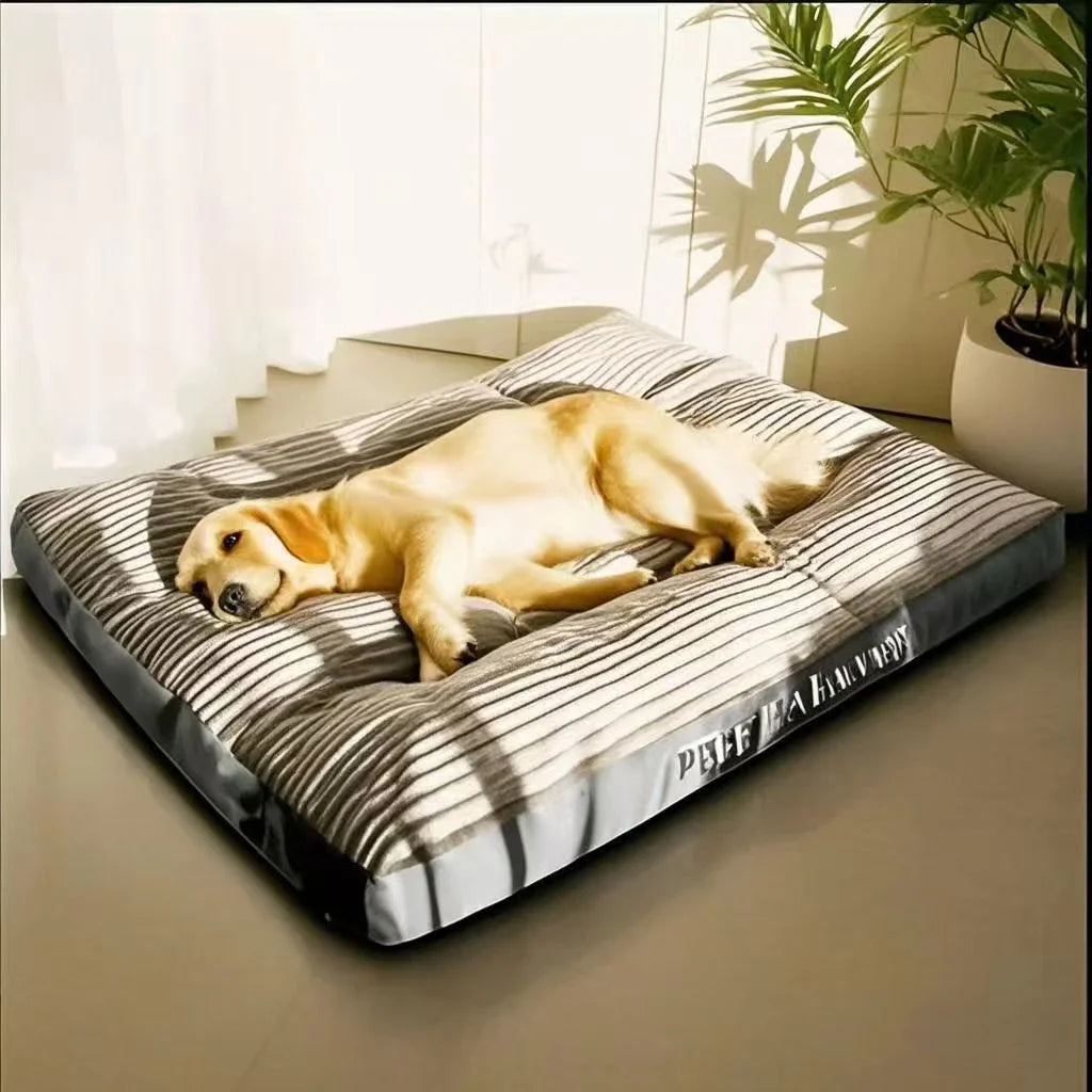 Big Dog Mat Corduroy Pad for Medium Large Dogs Oversize Pet Sleeping Bed
