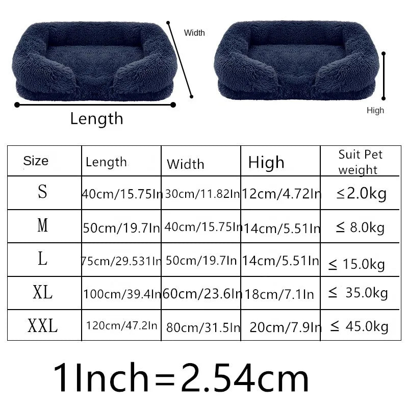 Dog Bed Dog Plush Pet Bed Winter Thickened Pad Dog Sleeping Bed