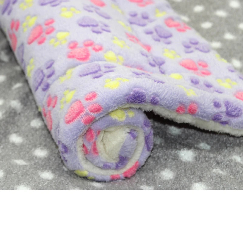 Flannel Pet Mat Dog Bed Cat Bed Thicken Sleeping Mat Dog Blanket