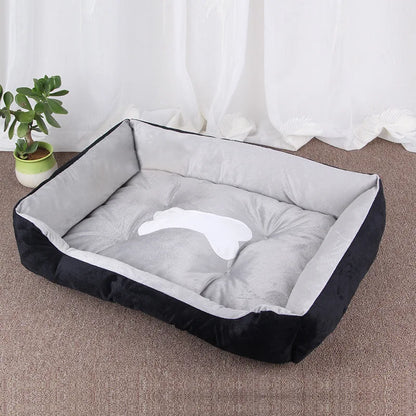 Soft Square Large Dog Sofa Elastic Dog House Cushion Winter