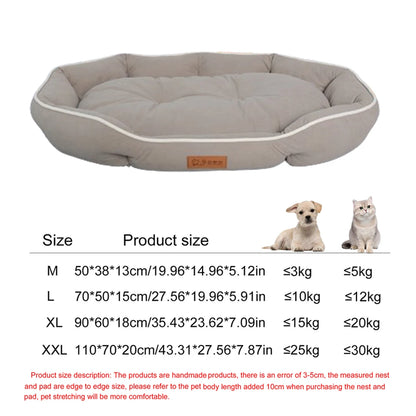 Four Season Square Dog Bed for Large Dog Mattress Bite-resistant