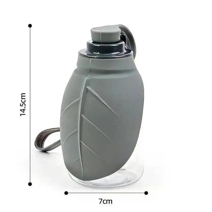 Mini Collapsible Silicone Pet Water Bottle Portable