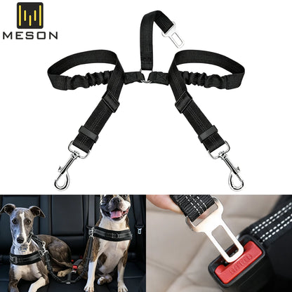Adjustable Pet Cat Dog Car Seat Belt Pet Seat Vehicle