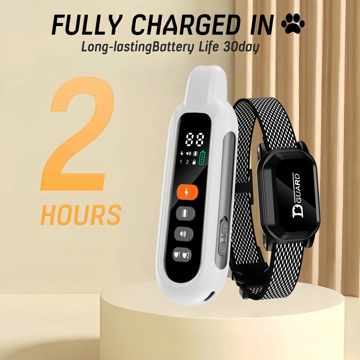 3300FT Electric Dog Training Collar Remote Control Anti-barking