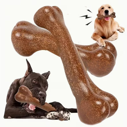 Natural Non-Toxic Indestructible Dog Bone Chew Toy