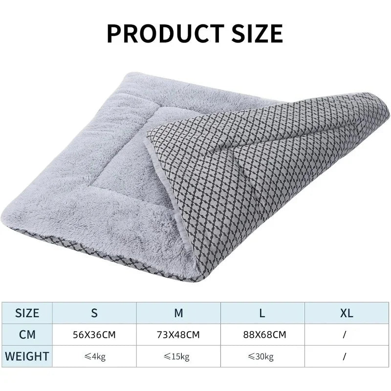 Rectangle Dog Mat Warm Cat Bed House Cushion Pet Sleeping Blanket