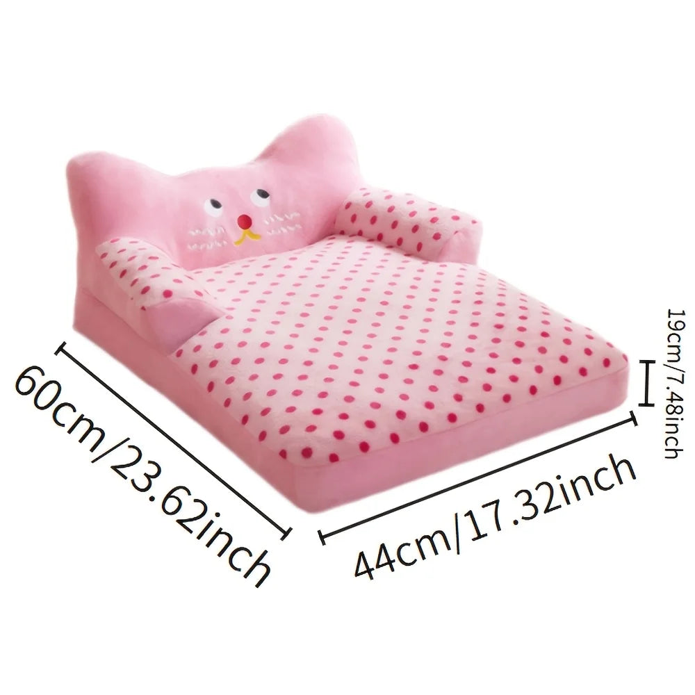 Autumn Winter Warm Dog Bed Anti-Slip Large Space Removable