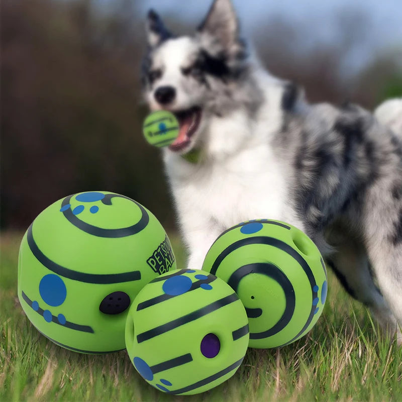 Dog Toy Wobble Wag Giggle Glow Ball Interactive Toy Fun