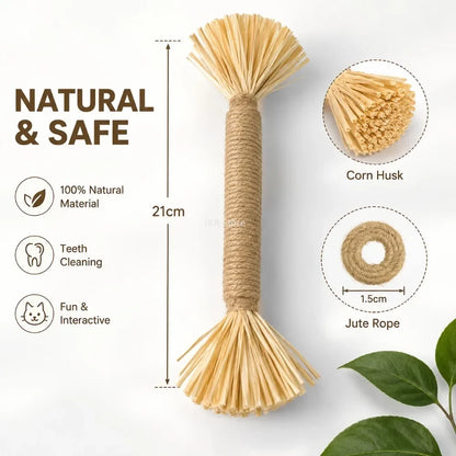 Pet Silvervine Chew Sticks with Raffia Grass Dog Teething Toy