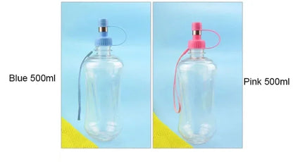 250ml 500ml Sport Pet Dog Water Bottle For Kitten Cat Drinking Fountain Automatic Slow Water Dispenser Plastic Travel Dog Bowl