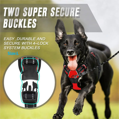 Reflective Easy Control Handle for Large Dog Walking