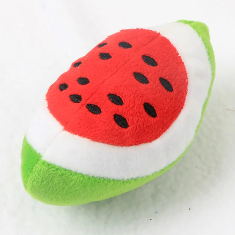 1PC Puppy Dog Plush Squeaky Toys