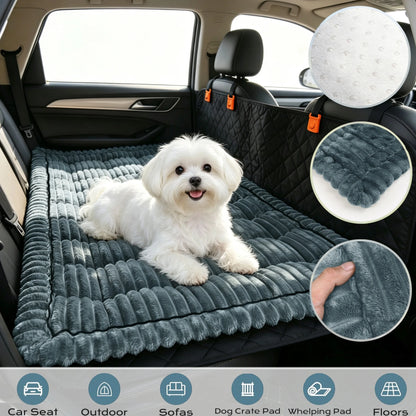 Backseat Dog Bed Mat for Car Dog Car Seat Cover for Back Seat