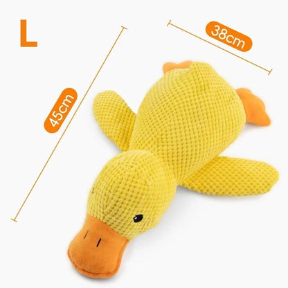 Cute Plush Duck Toy Dog Comfort Hug Pillow Interactive Dog Toy