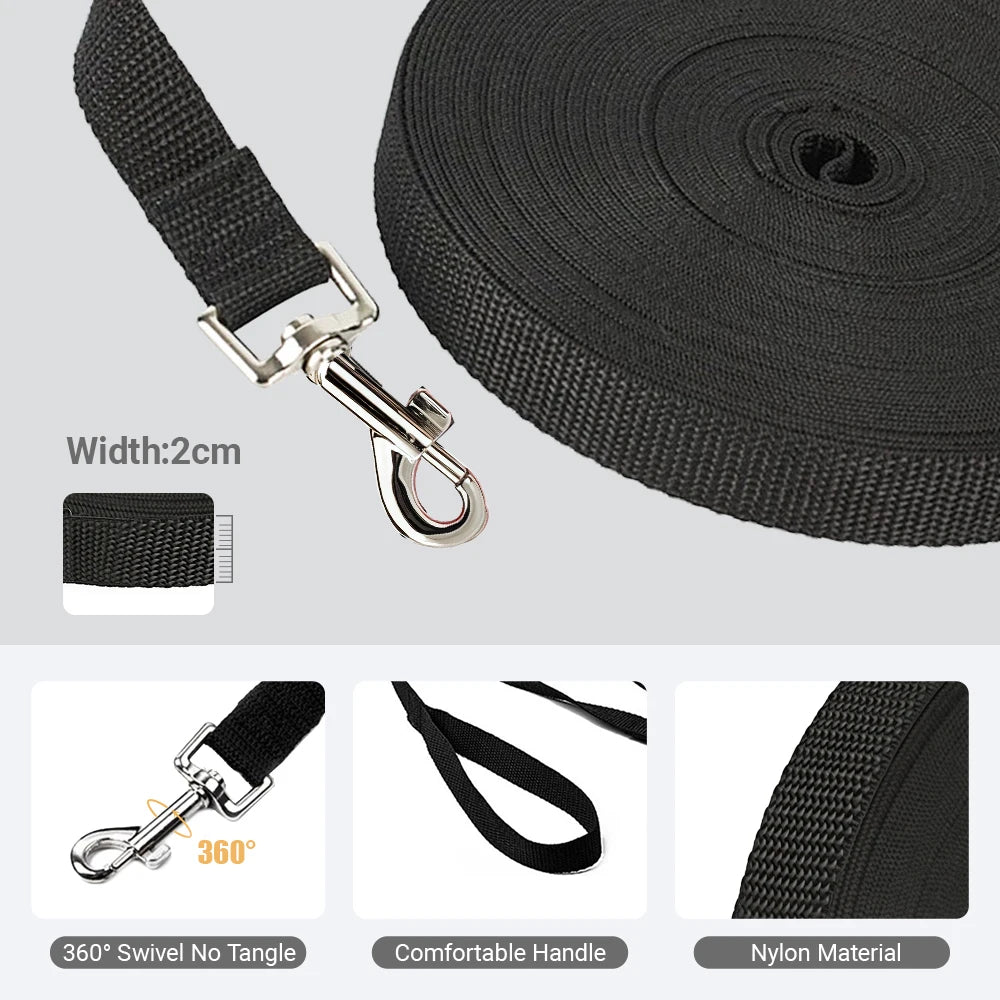 Nylon Dog Leash For Small Big Dogs Outdoor Training Pet