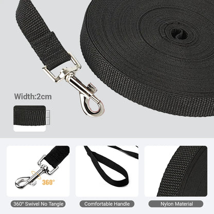 Nylon Dog Leash For Small Big Dogs Outdoor Training Pet