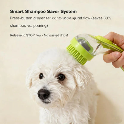 Pet Bathing Brush Long Handle Dog Cleaning Brush