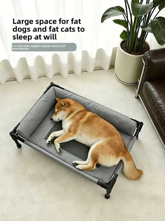 Elevated Cooling Mesh Dog Cot Breathable Moisture Resistant Bed