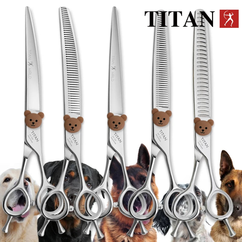 Professional Pet Grooming Shears Fishbone Teeth