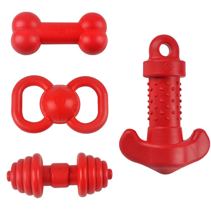 Safe Rubber Big Dog Toys for Aggressive Chewers Playing