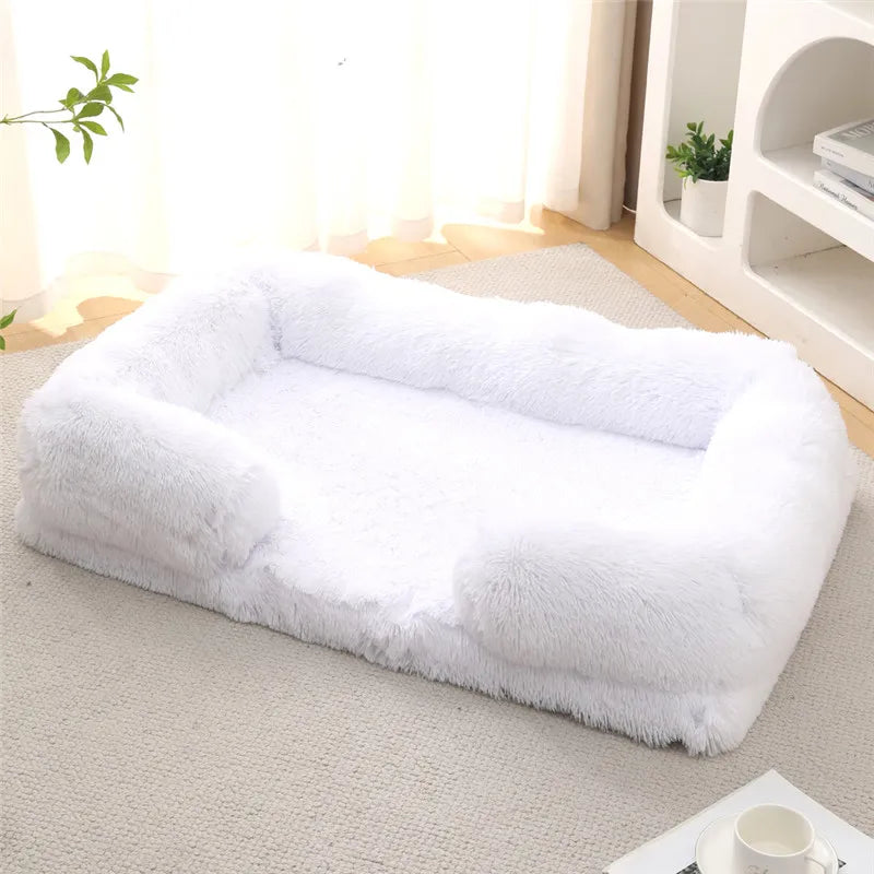 Luxury Winter Warm Large Dog Sofa Bed Dog Kneel Cat Mats House Cushion