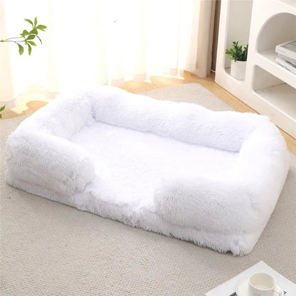 Luxury Winter Warm Large Dog Sofa Bed Dog Kneel Cat Mats House Cushion