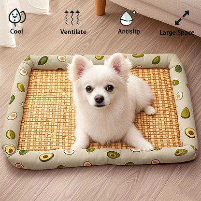 Large Dog Bed Mat Summer Cooling Matting Dog Cushion