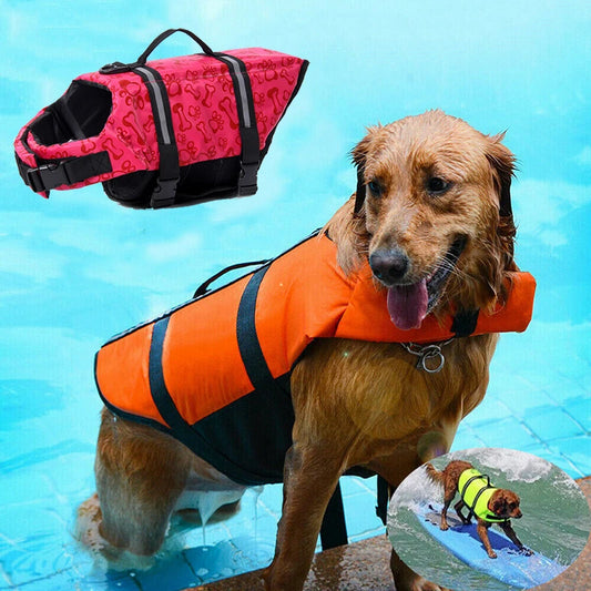 Seaside Big Dog Swimming Life Jacket Vest Swimwear