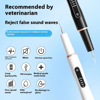 Dog Cat Grooming Smart Dental Ultrasonic Scaler Household Tooth Stone