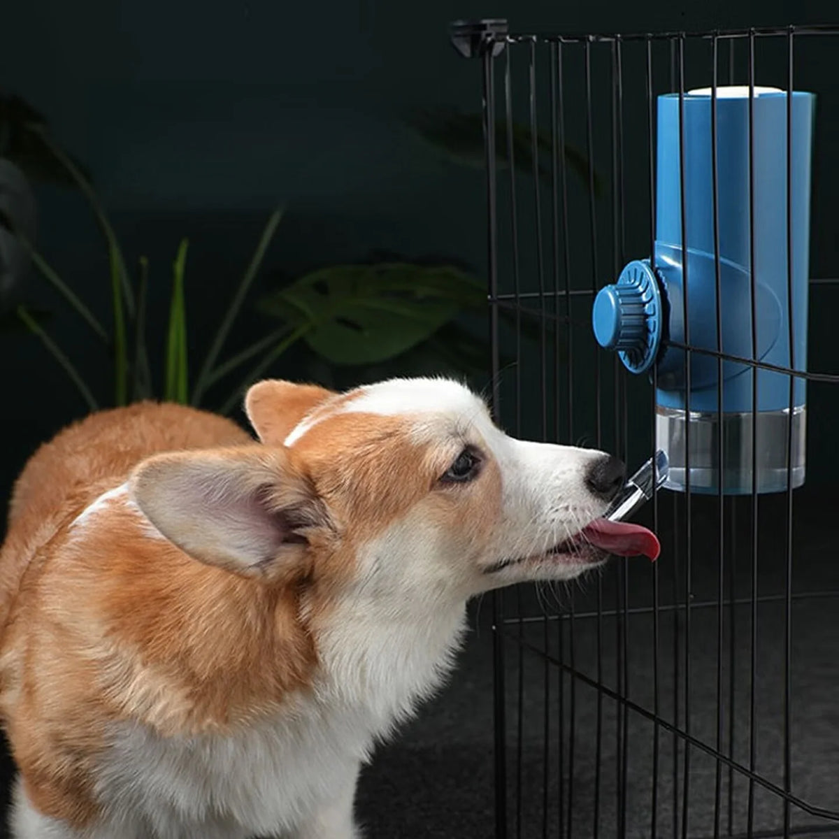 Stable Design for Small Pets Rabbit Hamster Cat Puppy Cage Feeder