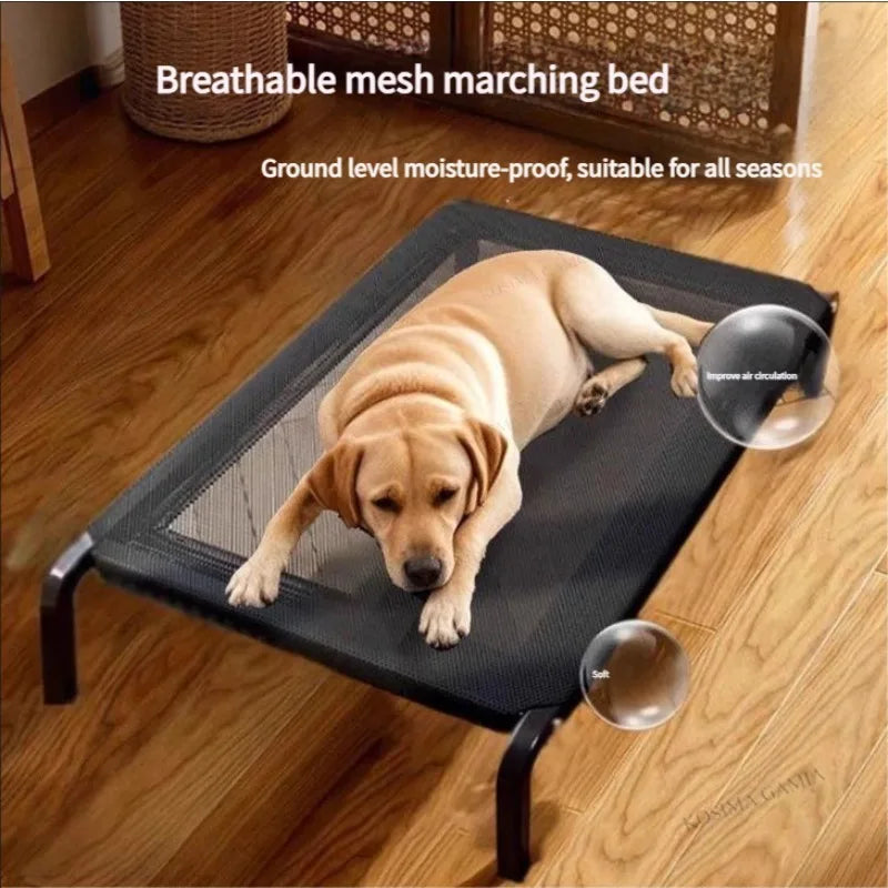 Breathable Dog Bed Summer Camping Cot for Large Dogs