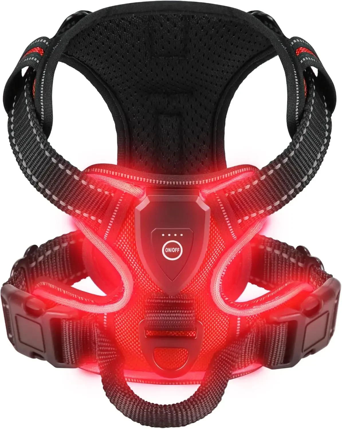 LED Glowing Luminous Dog Harnesses Essential for Dog Walking Safety
