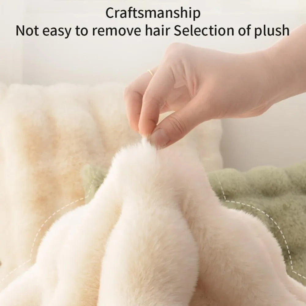 New Round Cat Mat Non-Slip Bottom Insulation Feature Round Pet Mat