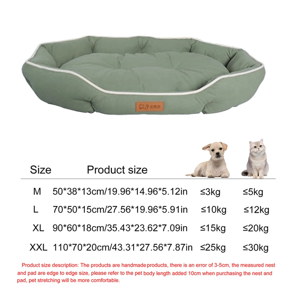 Four Season Square Dog Bed for Large Dog Mattress Bite-resistant