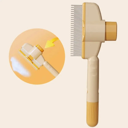 Dog Comb Pet Hair Remover One Button Dogs Brush