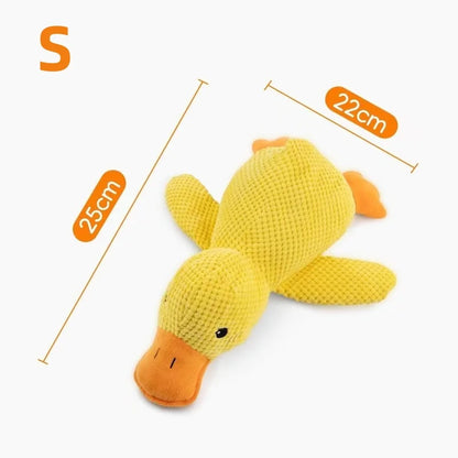 Cute Plush Duck Toy Dog Comfort Hug Pillow Interactive Dog Toy