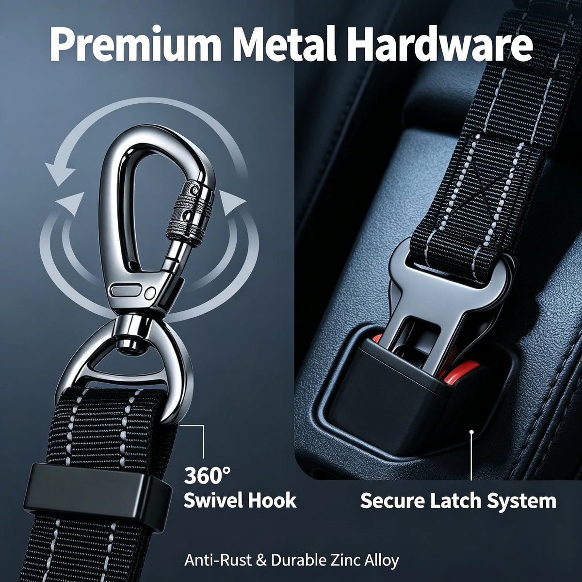 New Popular Reflective Pet Car Seat Belt Shock Absorption