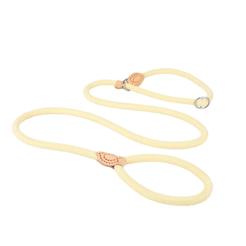 Dog Leash Slip Rope Lead Leash Heavy Duty Braided