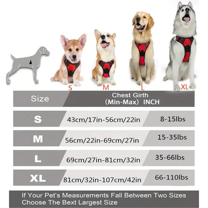 Reflective Easy Control Handle for Large Dog Walking