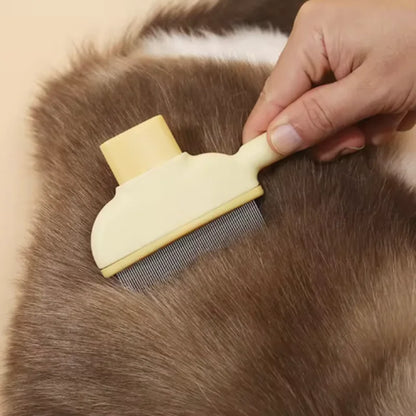 Self-Cleaning One-Button Dog Comb Pet Hair Remover